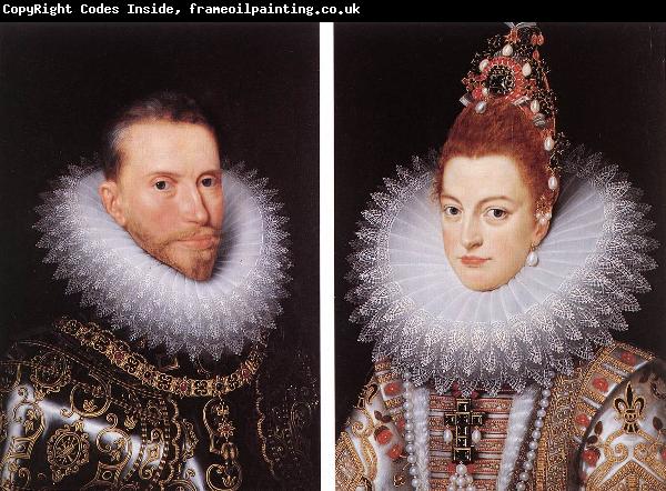 POURBUS, Frans the Younger Archdukes Albert and Isabella khnk